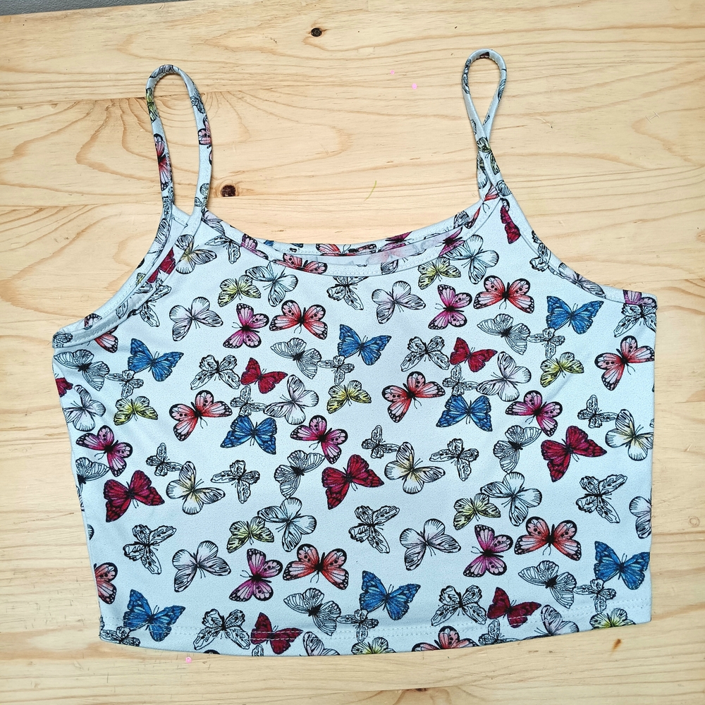 Butterfly Print Tank Top - Picture 2 of 4